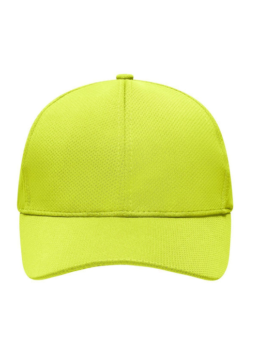 Baseball Caps 6 Panel Sport Mesh Cap bright-yellow bestickbar und bedruckbar – LA1970