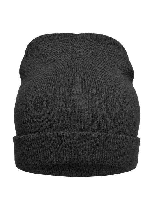 Beanies Knitted Promotion Beanie Grau-melange bestickbar und bedruckbar – LA1970
