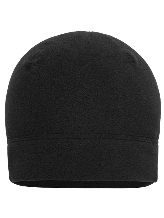 Beanies Microfleece Cap Schwarz bestickbar und bedruckbar – LA1970