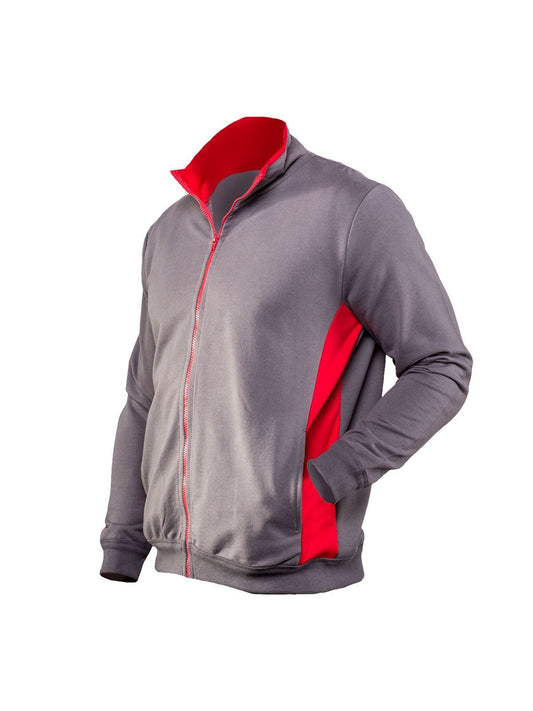 Lipari Sweatshirt / Hoodie – Black Spider – Farbe dark grey/red – individuell veredelbar