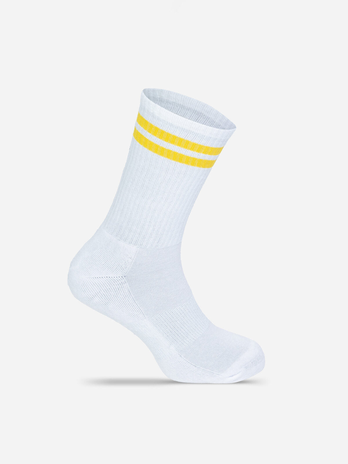 Tennis Socks Unterwäsche / Socken – Mr. Socks – Farbe White/Yellow – individuell veredelbar