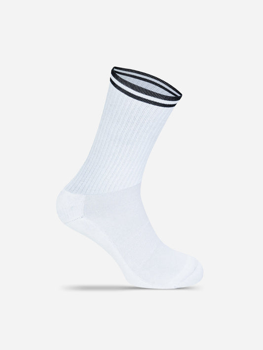 Tennis Socks Premium Unterwäsche / Socken – Mr. Socks – Farbe White/Black – individuell veredelbar