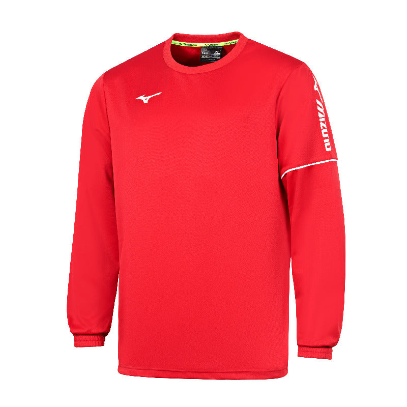Mizuno Trainingspullover Sendai Round Neck – Herren | P2EC2A40 – Rot