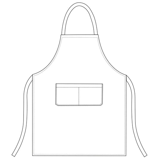 Gastronomie-Schürze Big Apron – Olive green – Bild 2