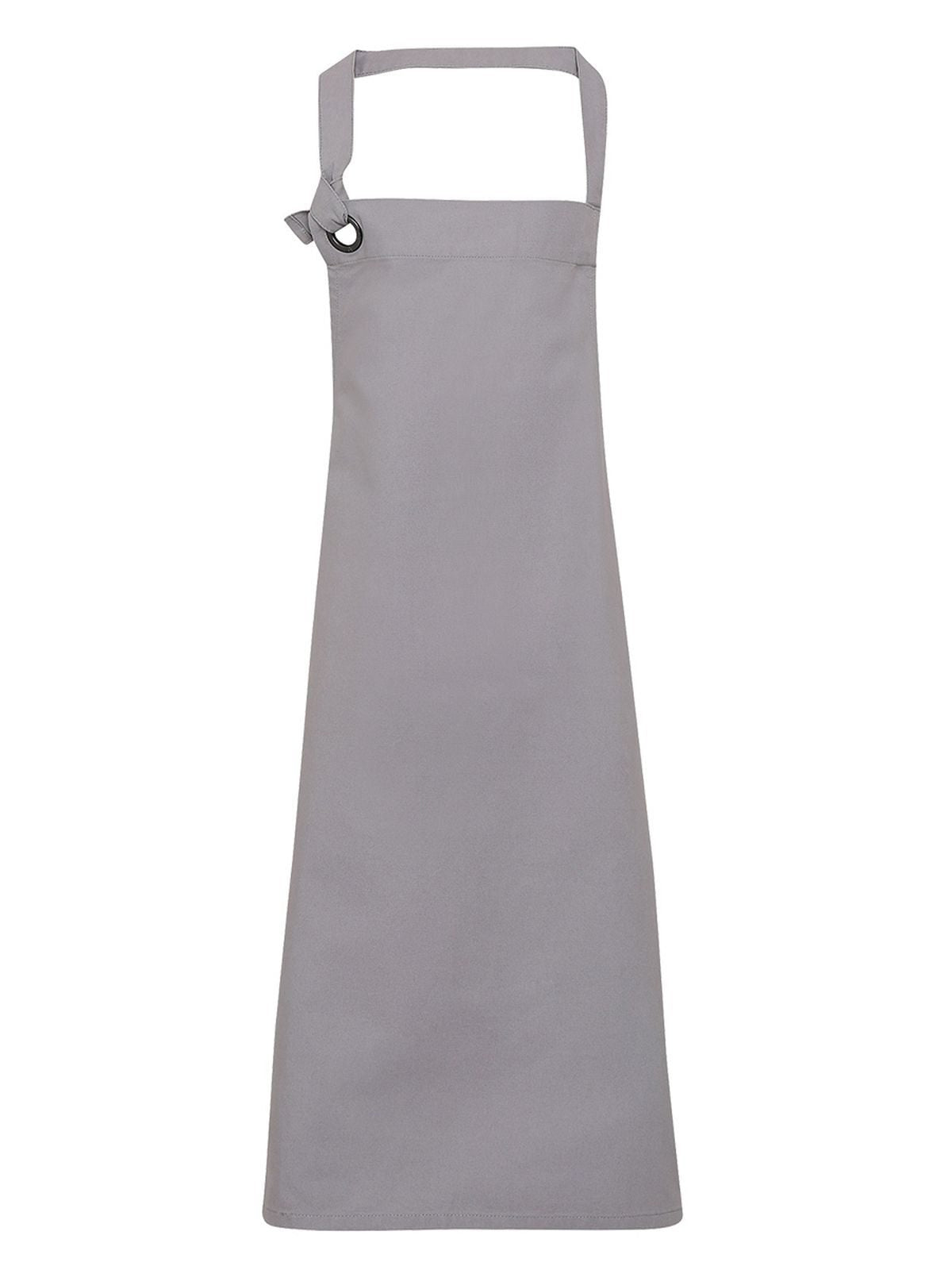 Calibre Heavy Cotton Canvas Bib Apron Schürze / Kasack – Premier – Farbe silver – individuell veredelbar