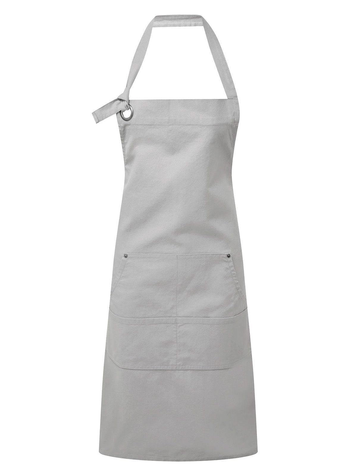 Calibre' Heavy Cotton Canvas Pocket Apron Schürze / Kasack – Premier – Farbe silver – individuell veredelbar