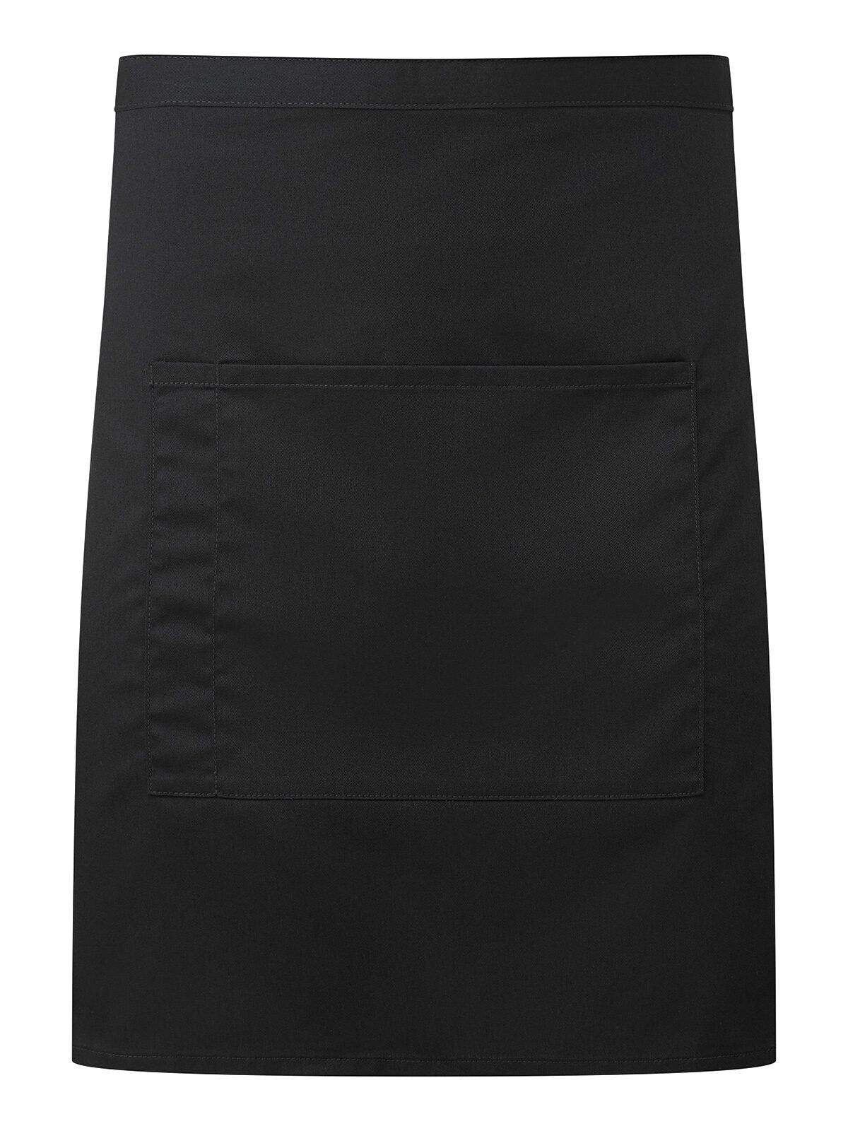 'Colours' Mid Length Apron With Pocket Schürze / Kasack – Premier – Farbe Schwarz – individuell veredelbar