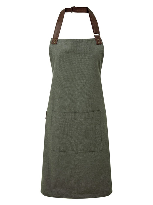 Annex Oxford Bib Apron Schürze / Kasack – Premier – Farbe moss – individuell veredelbar