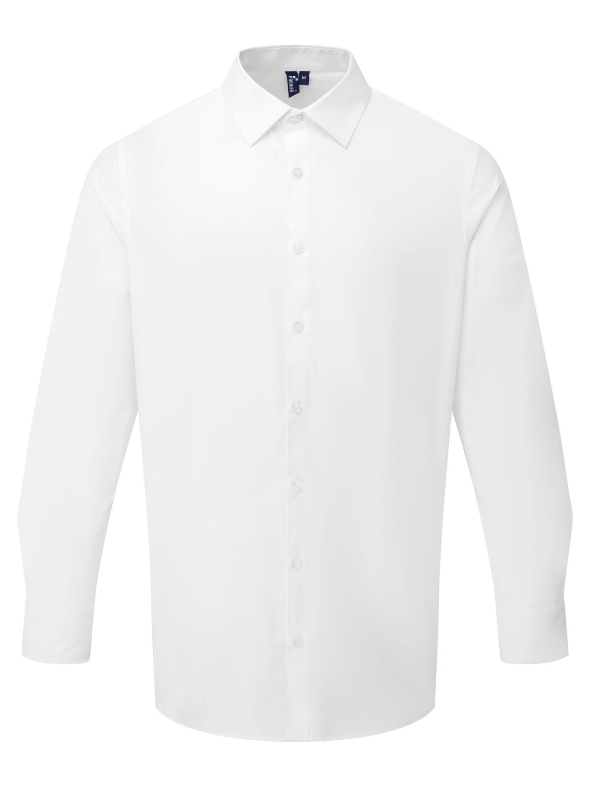 Camicia uomo in popeline 'recyclight' Herren Hemd / Bluse – Premier – Farbe Weiß – individuell veredelbar