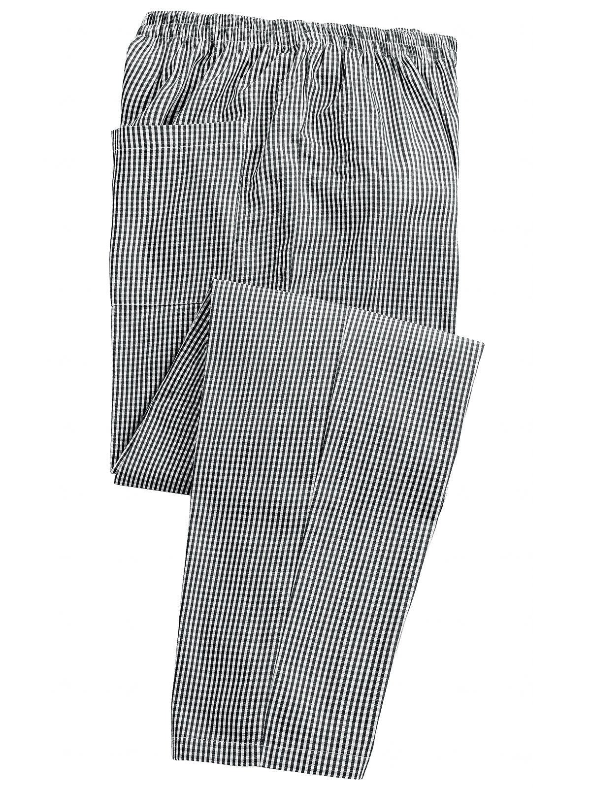Pull On Chef's Trousers Unisex Hose / Rock – Premier – Farbe black white – individuell veredelbar