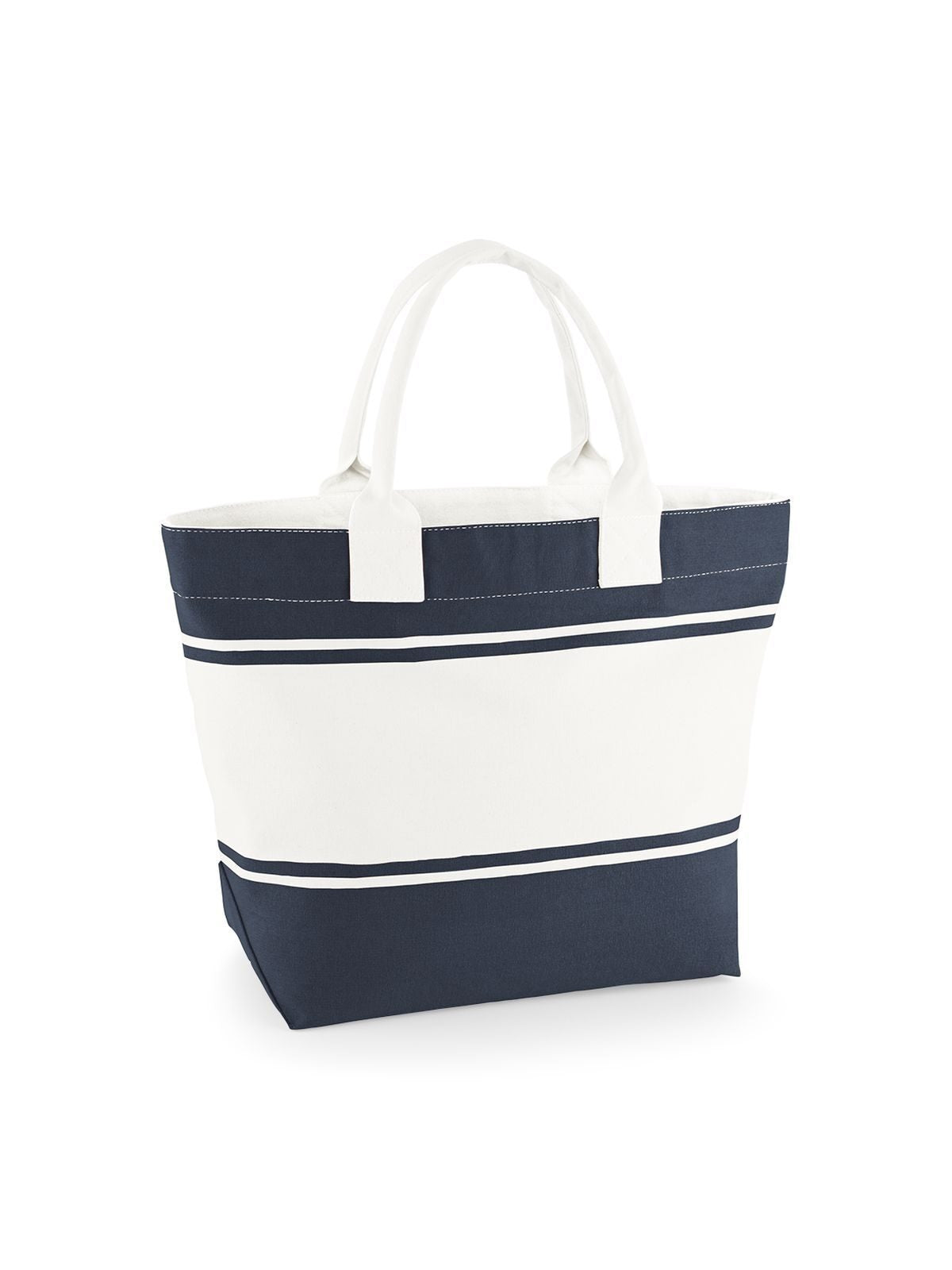 Borsa Mare in Canvas Herren Tasche / Rucksack – Quadra – Farbe navy/off white – individuell veredelbar