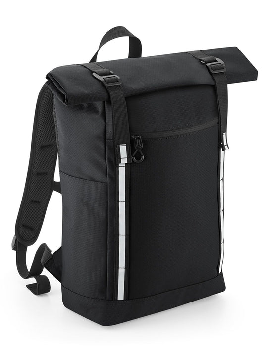Urban Commute Backpack Herren Tasche / Rucksack – Quadra – Farbe Schwarz – individuell veredelbar