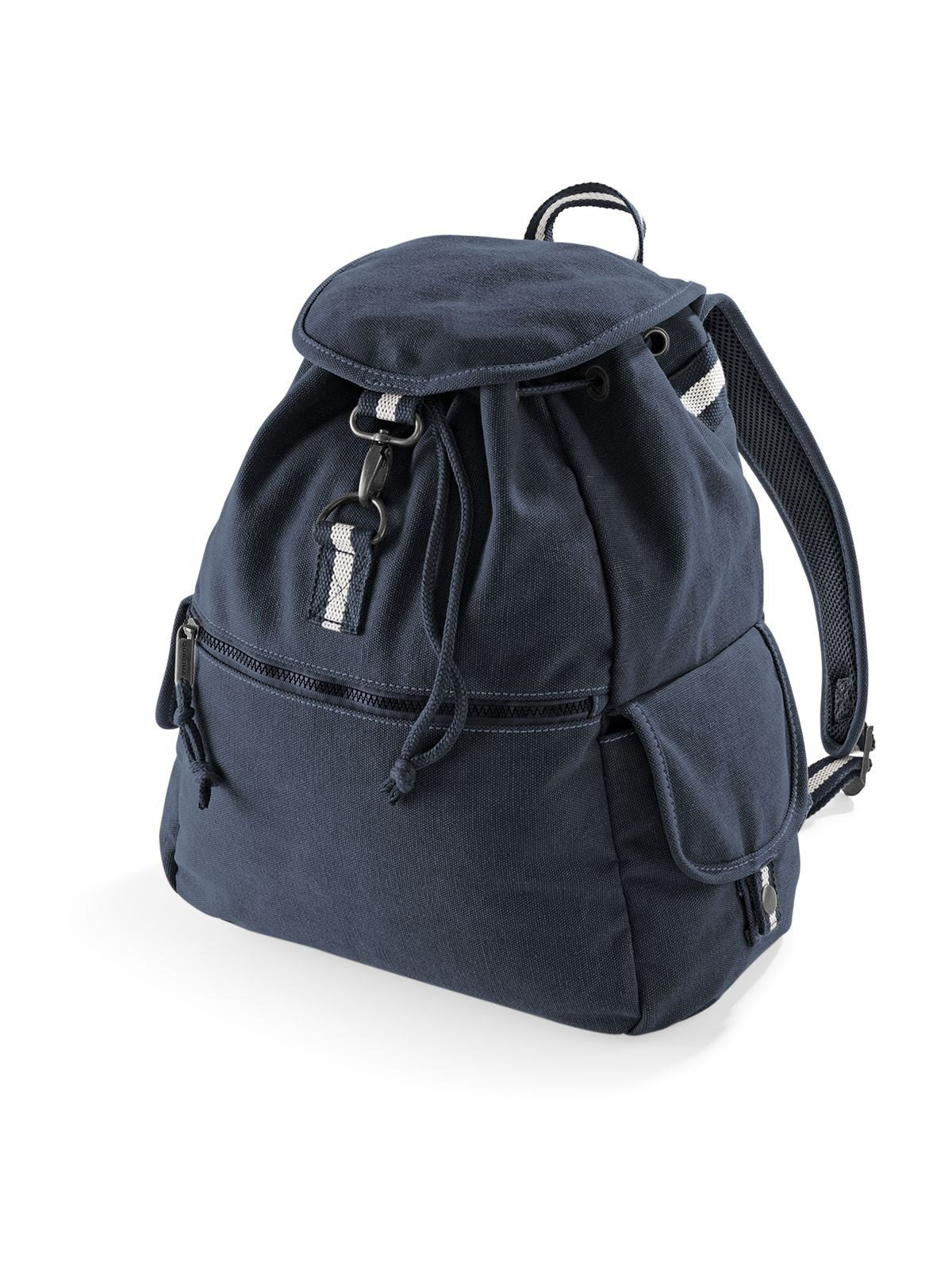 Vintage Canvas Backpack Herren Tasche / Rucksack – Quadra – Farbe vintage oxford navy – individuell veredelbar