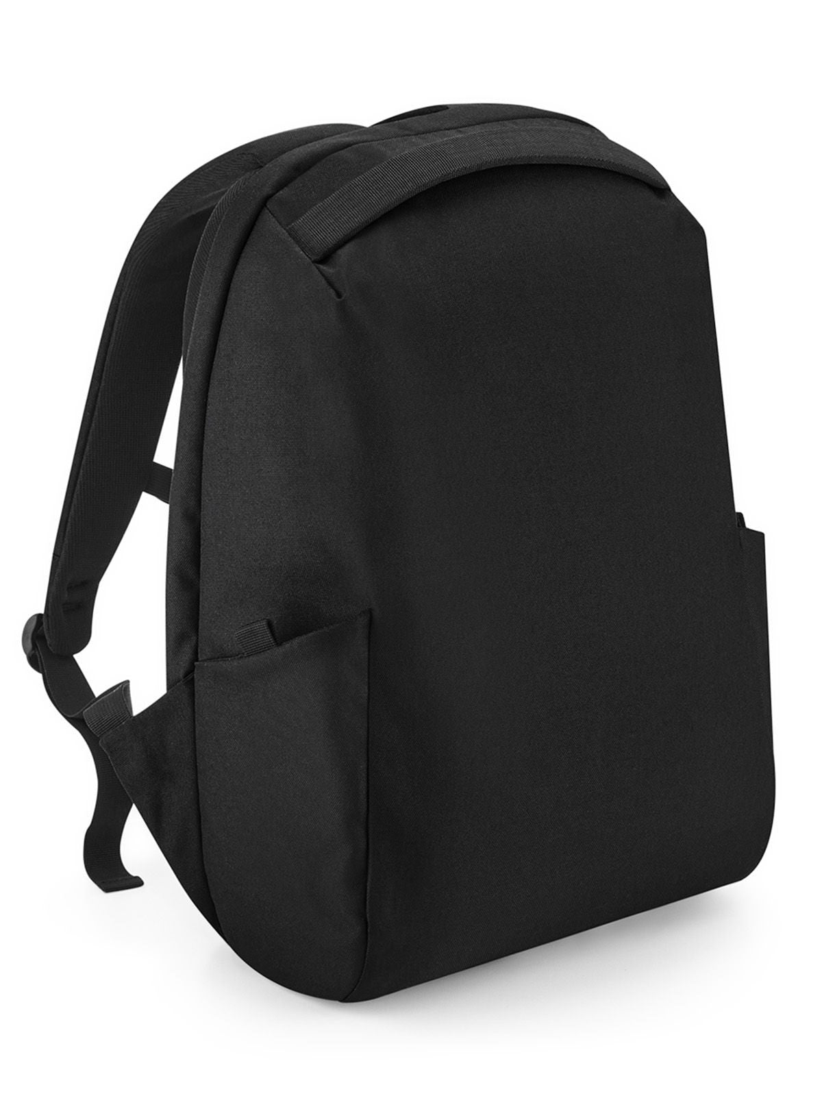 Project Recycled Security Backpack Lite Tasche / Rucksack – Quadra – Farbe Schwarz – individuell veredelbar