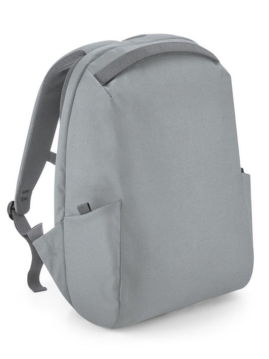 Project Recycled Security Backpack Lite Tasche / Rucksack – Quadra – Farbe pure grey – individuell veredelbar