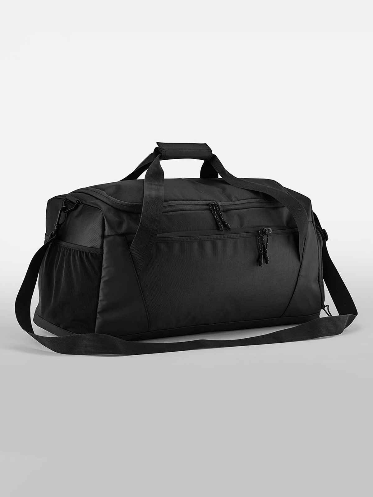 Multi-Sport Locker Holdall Herren Tasche / Rucksack – Quadra – Farbe Schwarz – individuell veredelbar