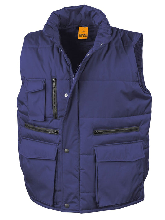 Lance Bodywarmer Herren Jacke – Result – Farbe Royalblau – individuell veredelbar