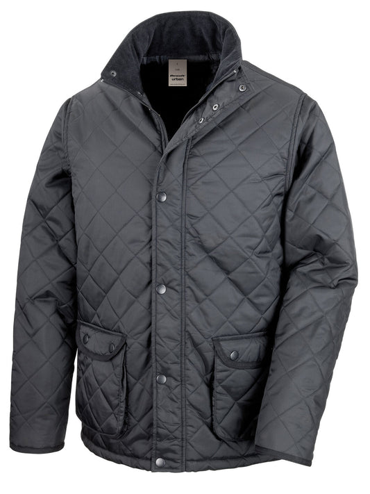 CHELTENHAM JACKET Herren – Result – Farbe Schwarz – individuell veredelbar