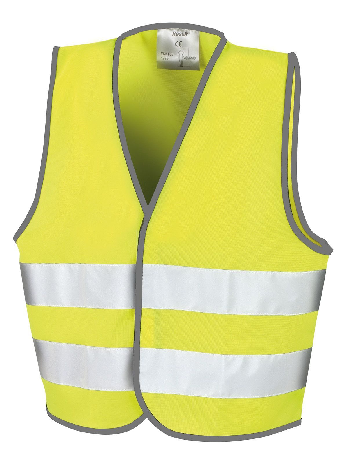 Kinder Warnweste / Sicherheitsweste – Result – Farbe fluorescent yellow – individuell veredelbar