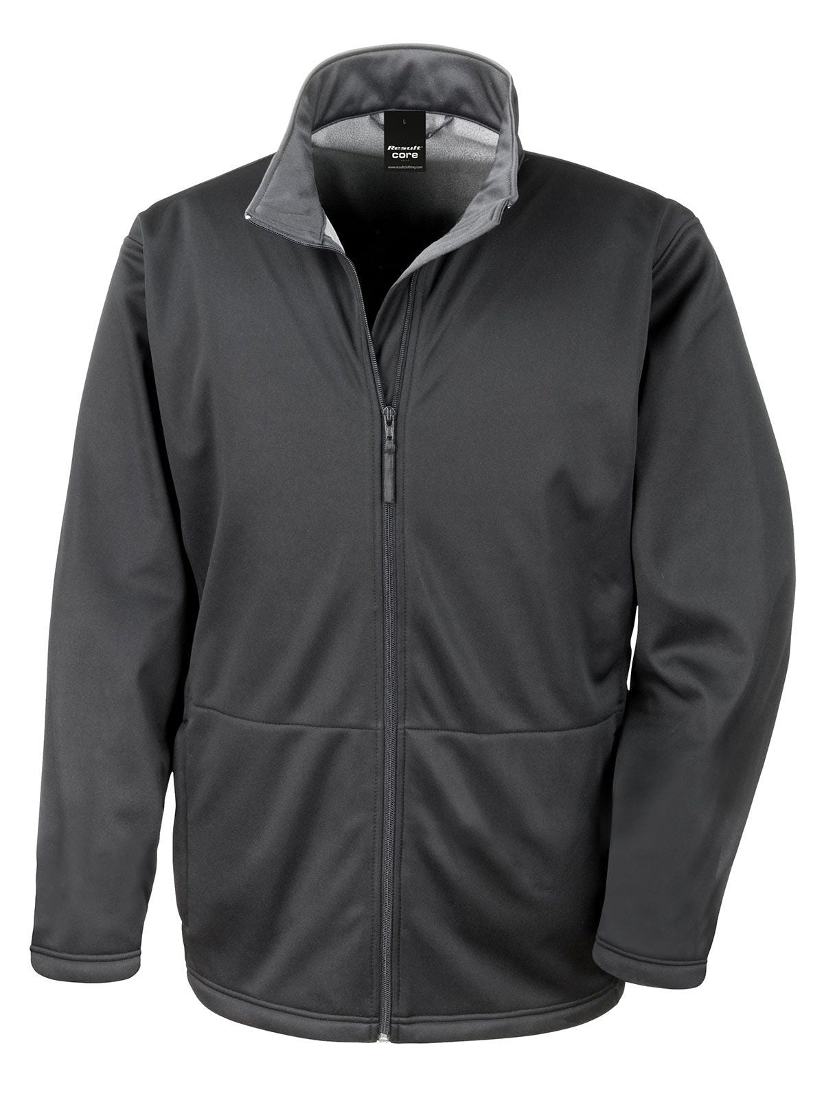 Softshell Jacket – Result – Farbe Schwarz – individuell veredelbar