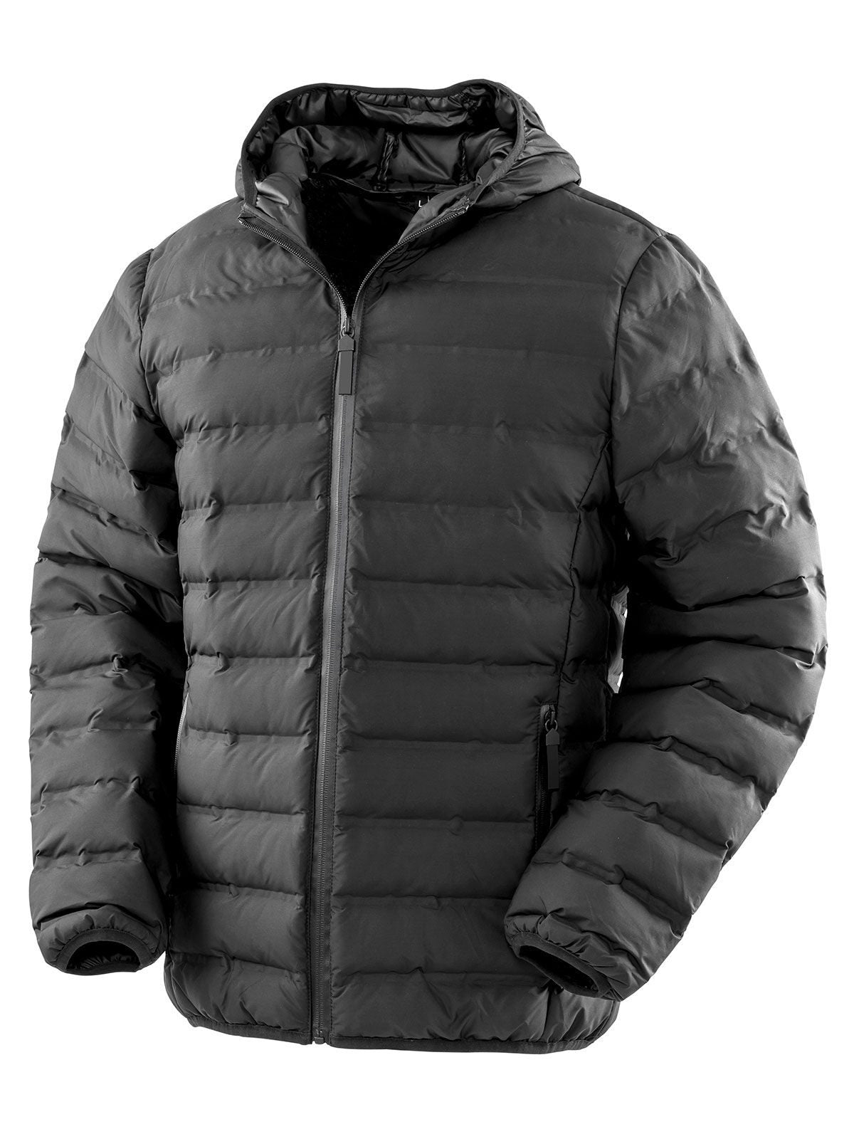 Ultrasonic Hooded Coat Jacke – Result – Farbe Schwarz – individuell veredelbar