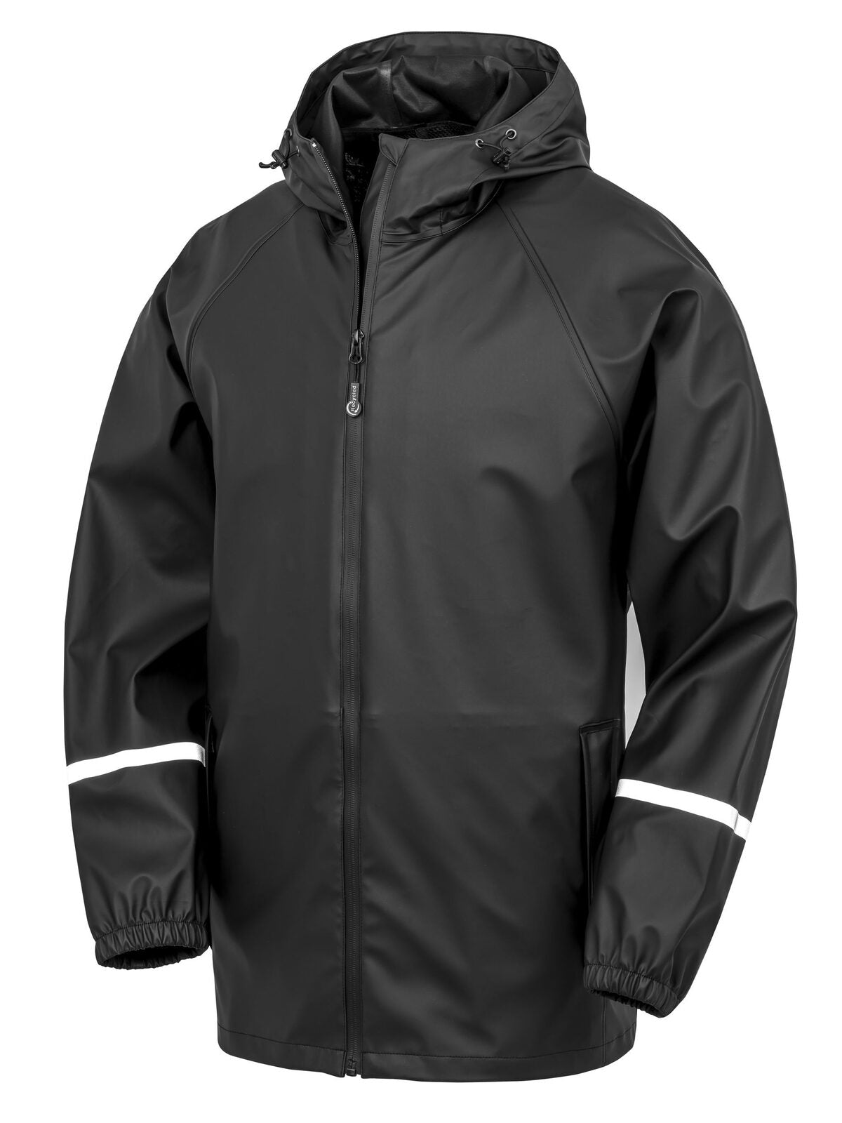 Prism pu waterproof jacket Herren – Result – Farbe Schwarz – individuell veredelbar