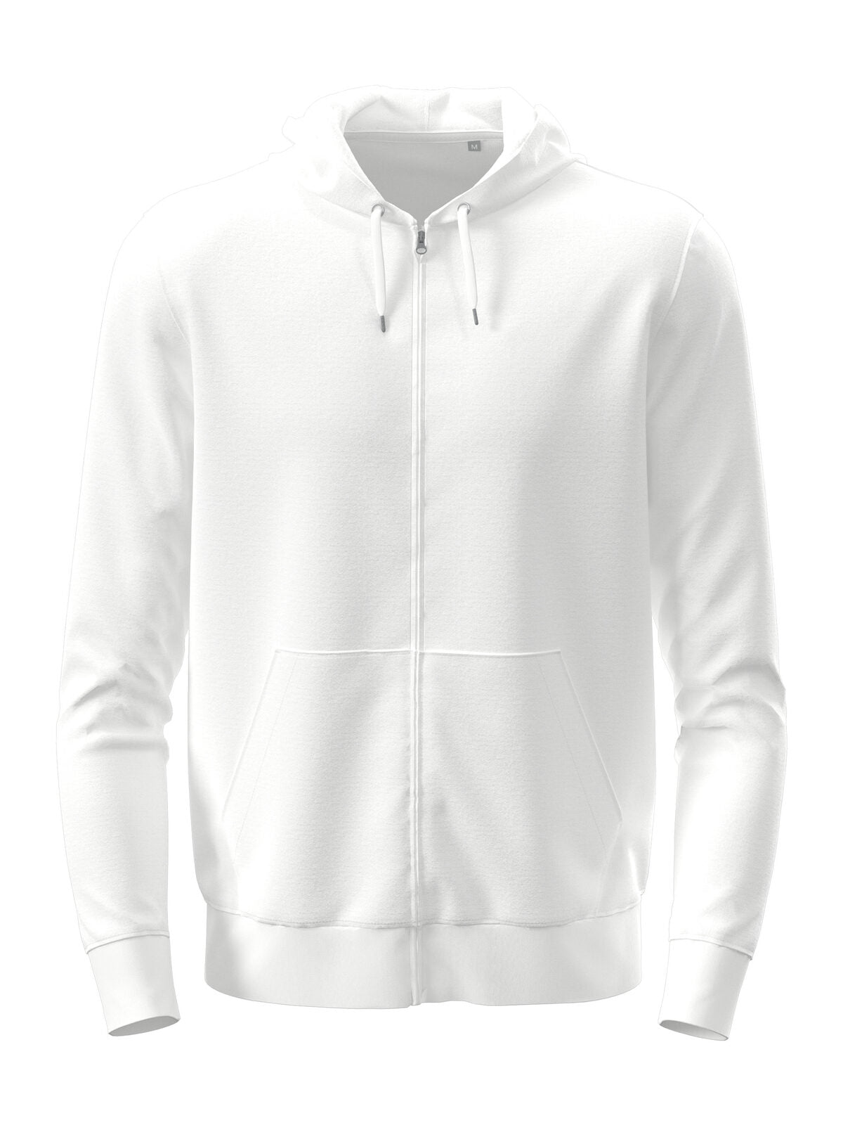 Classic Zip Hoodie Unisex Herren Sweatshirt / Hoodie – Stedman – Farbe Weiß – individuell veredelbar