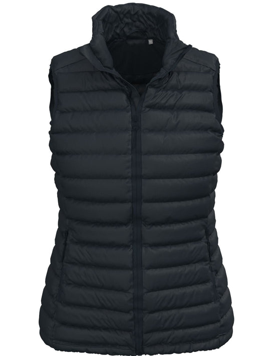 Lux Padded Vest Damen Jacke – Stedman – Farbe blue midnight – individuell veredelbar
