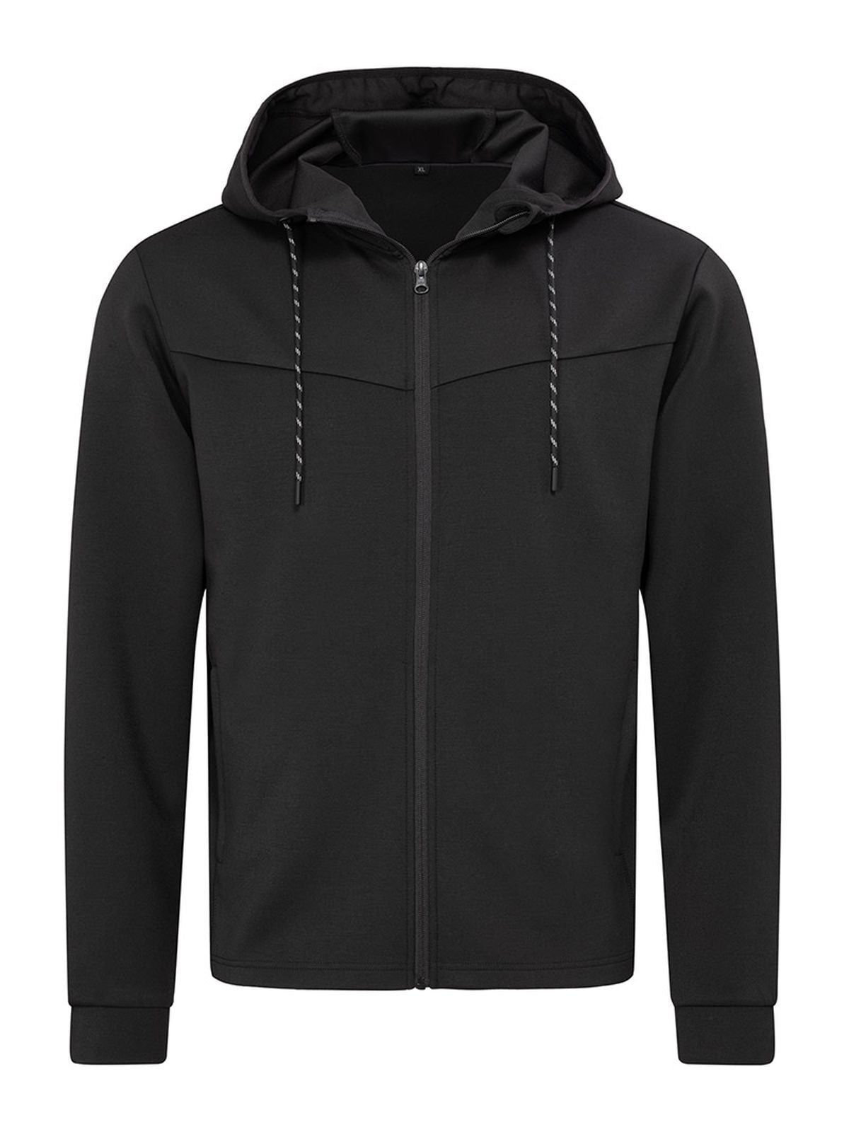 Recycled Scuba Jacket Men Herren Sweatshirt / Hoodie – Stedman – Farbe black opal – individuell veredelbar