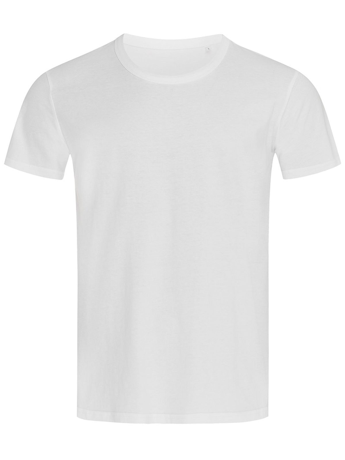 Ben Crew Neck T-Shirt – Stedman – Farbe Weiß – individuell veredelbar