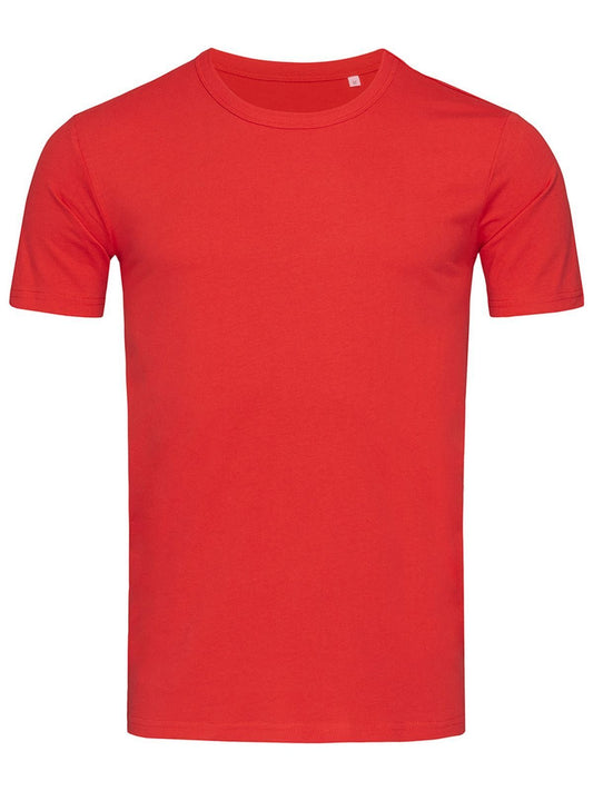 Morgan Crew Neck T-Shirt – Stedman – Farbe crimson red – individuell veredelbar