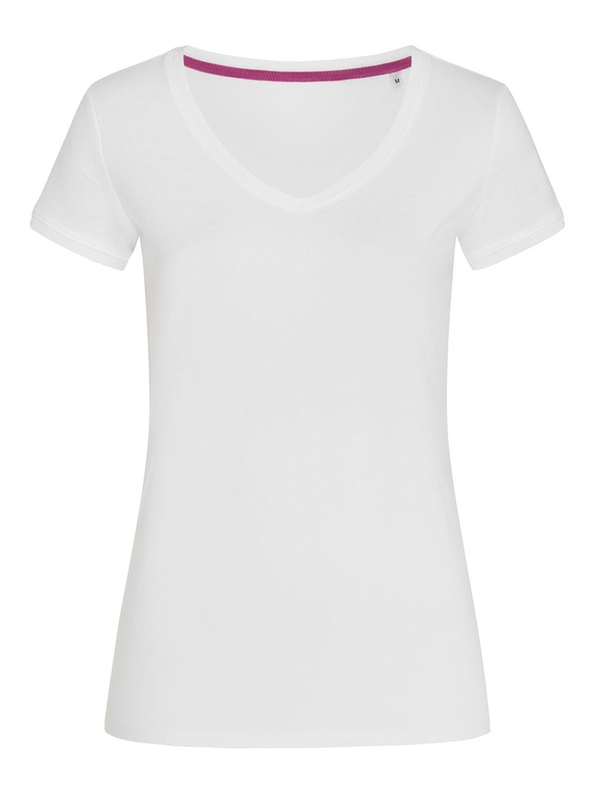 Megan V-Neck Herren T-Shirt – Stedman – Farbe Weiß – individuell veredelbar