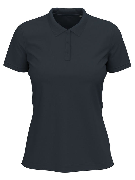 Stretch Polo women Damen Poloshirt – Stedman – Farbe blue midnight – individuell veredelbar