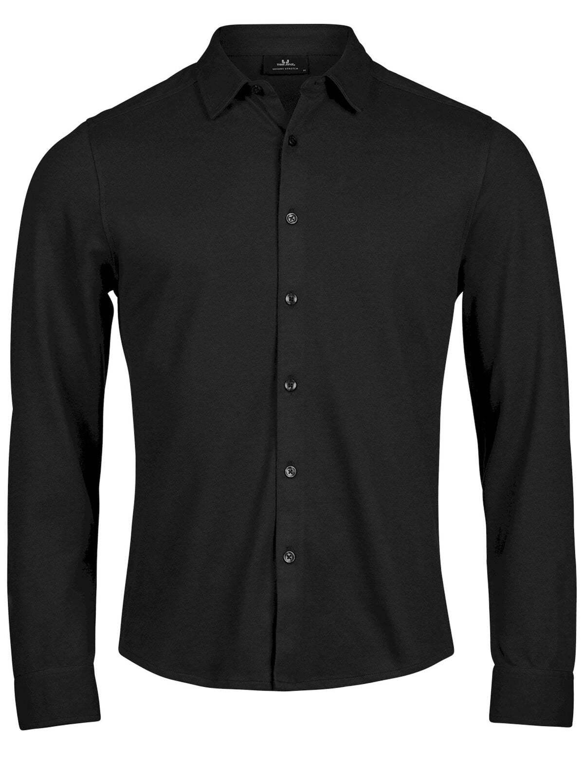 Luxury stretch shirt Hemd / Bluse – Tee Jays – Farbe Schwarz – individuell veredelbar