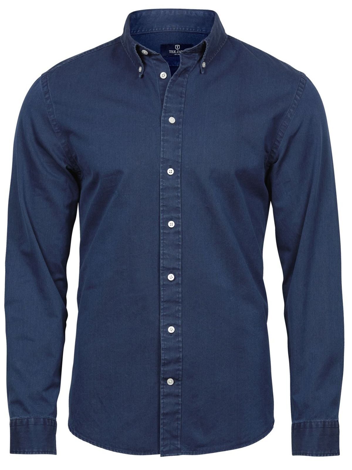 Casual Twill Shirt Herren Hemd / Bluse – Tee Jays – Farbe Indigo – individuell veredelbar