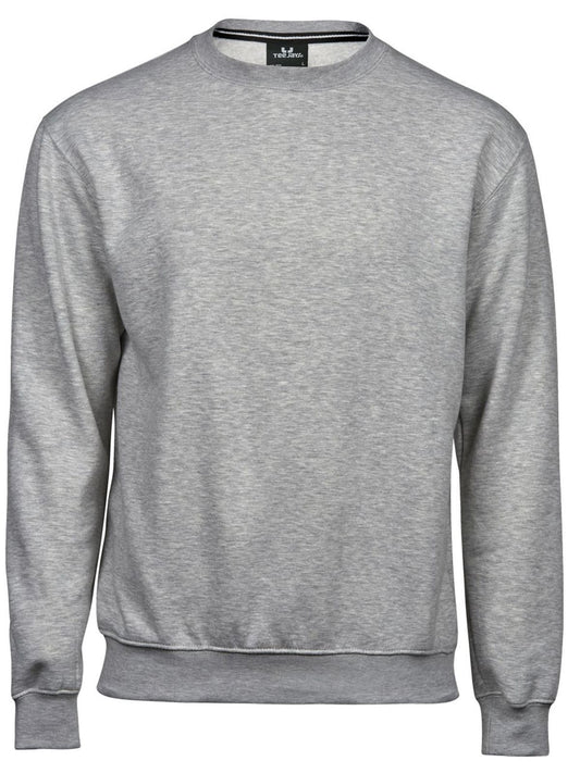 Unisex heavy sweatshirt Herren Sweatshirt / Hoodie – Tee Jays – Farbe Heather Grey – individuell veredelbar