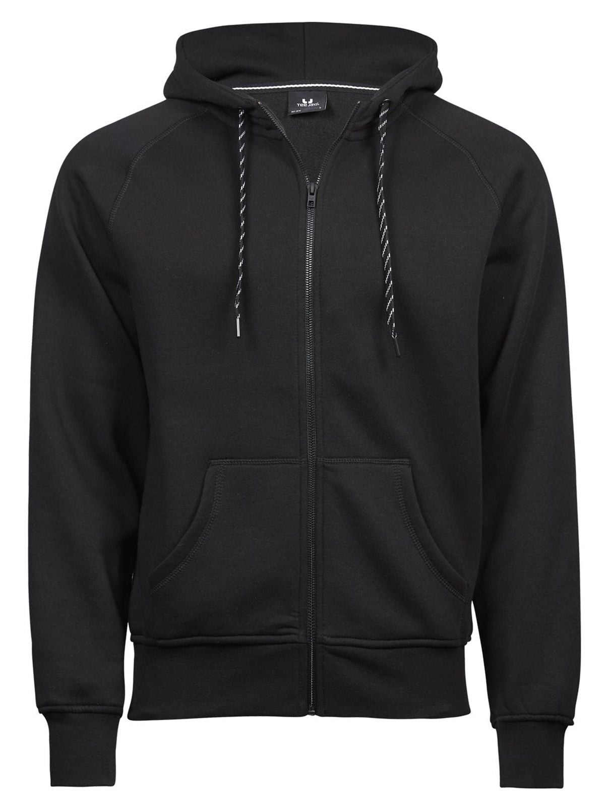 Fashion Full Zip Hood Herren Sweatshirt / Hoodie – Tee Jays – Farbe Schwarz – individuell veredelbar