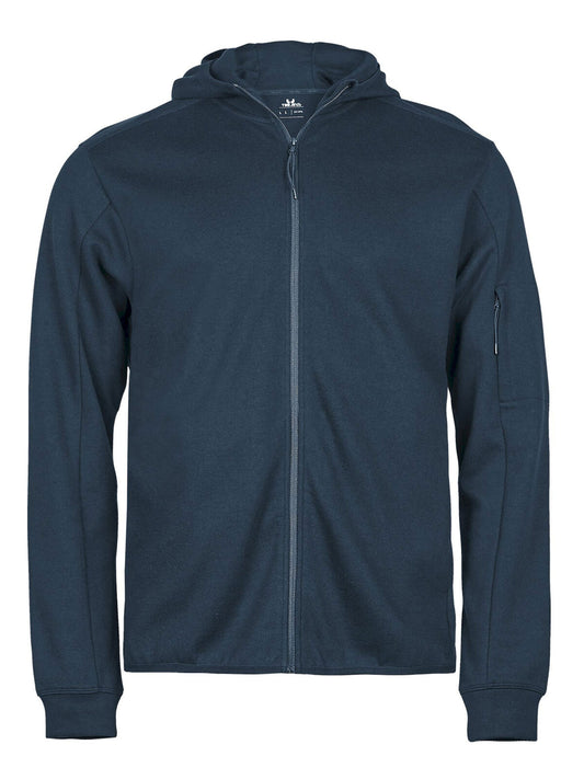 Athletic Hooded Full Zip Sweat Sweatshirt / Hoodie – Tee Jays – Farbe ink – individuell veredelbar
