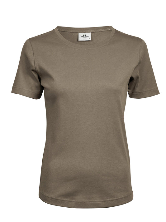 Interlock Tee Damen T-Shirt – Tee Jays – Farbe Clay – individuell veredelbar