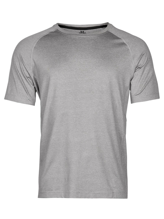 cooldry tee Herren T-Shirt – Tee Jays – Farbe Grey Melange – individuell veredelbar