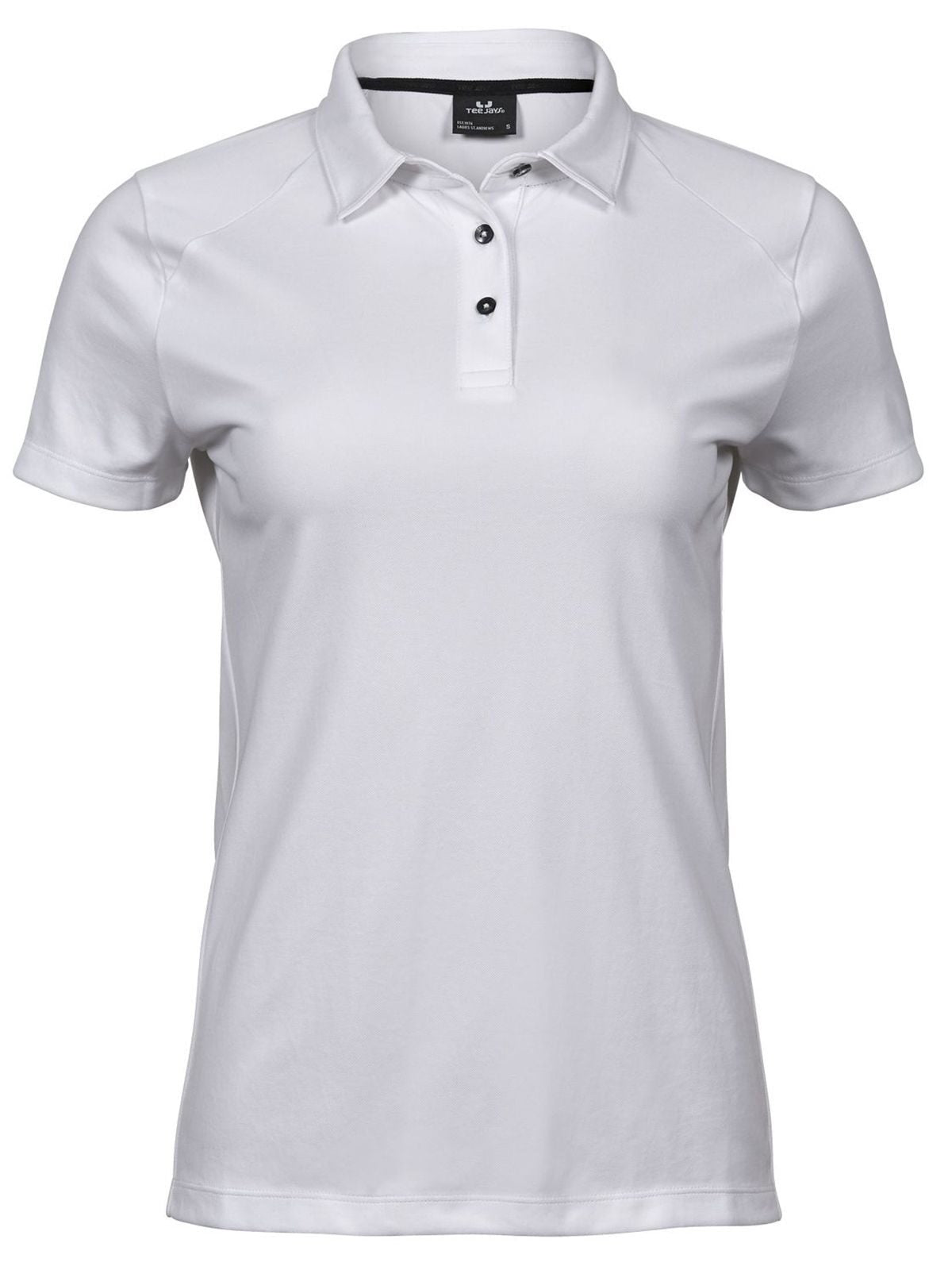 Luxury Sport Polo Damen Poloshirt – Tee Jays – Farbe Weiß – individuell veredelbar