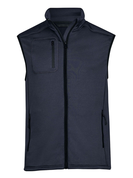 Stretch Fleece Bodywarmer Herren – Tee Jays – Farbe Navy – individuell veredelbar