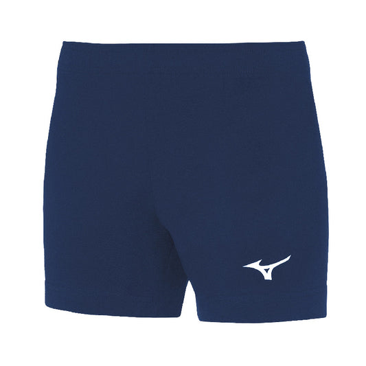 Mizuno Sportshorts High-Kyu Trad – Damen | V2EB7204 – Marineblau/Weiß