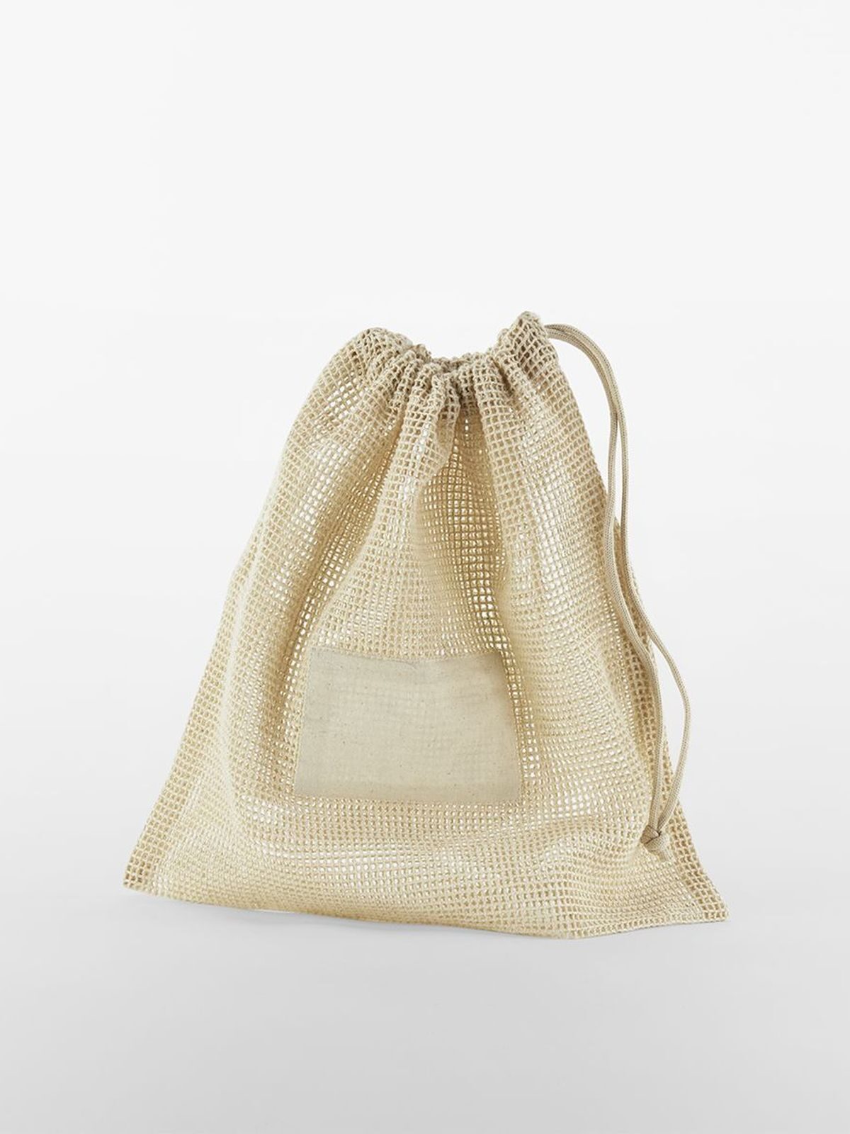 Organic Cotton Mesh Sacks Herren Tasche / Rucksack – Westford Mill – Farbe Natur – individuell veredelbar