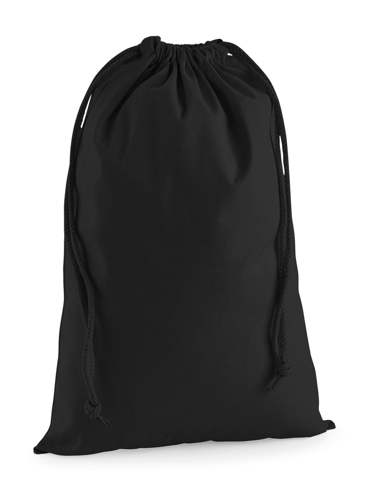 Premium Cotton Stuff Bag L Herren Tasche / Rucksack – Westford Mill – Farbe Schwarz – individuell veredelbar