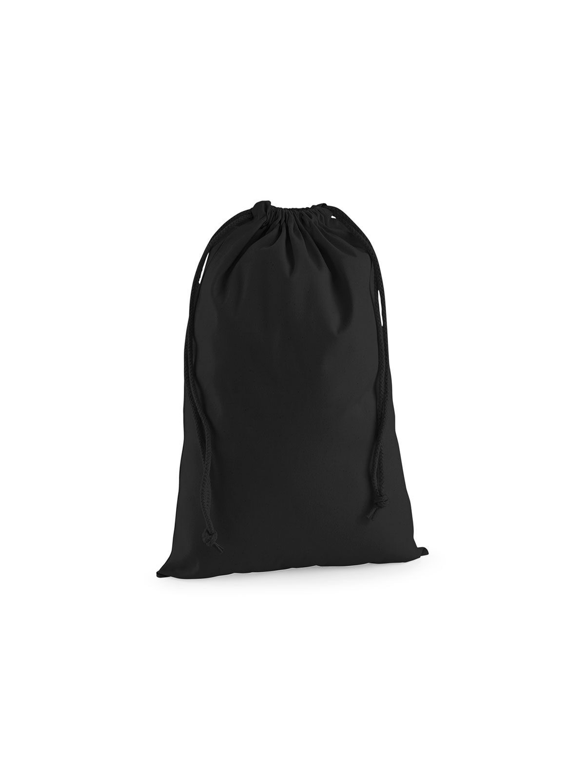 Premium Cotton Stuff Bag XS Herren Tasche / Rucksack – Westford Mill – Farbe Schwarz – individuell veredelbar