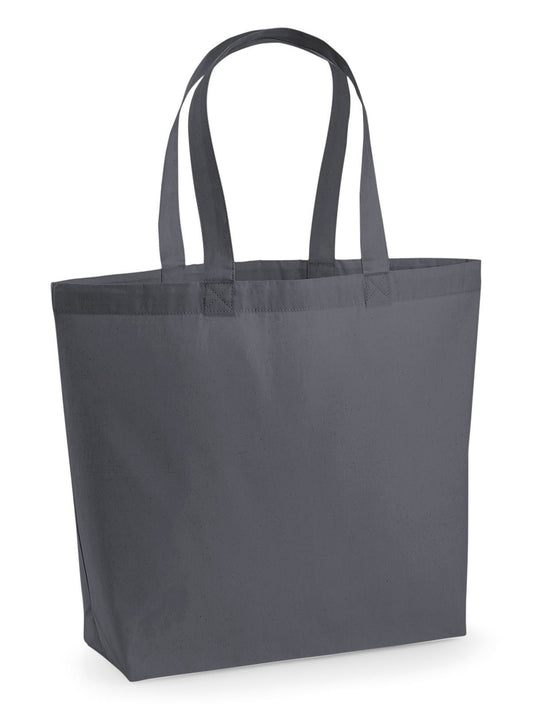 Premium Cotton Maxi Tote Herren Tasche / Rucksack – Westford Mill – Farbe graphite grey – individuell veredelbar