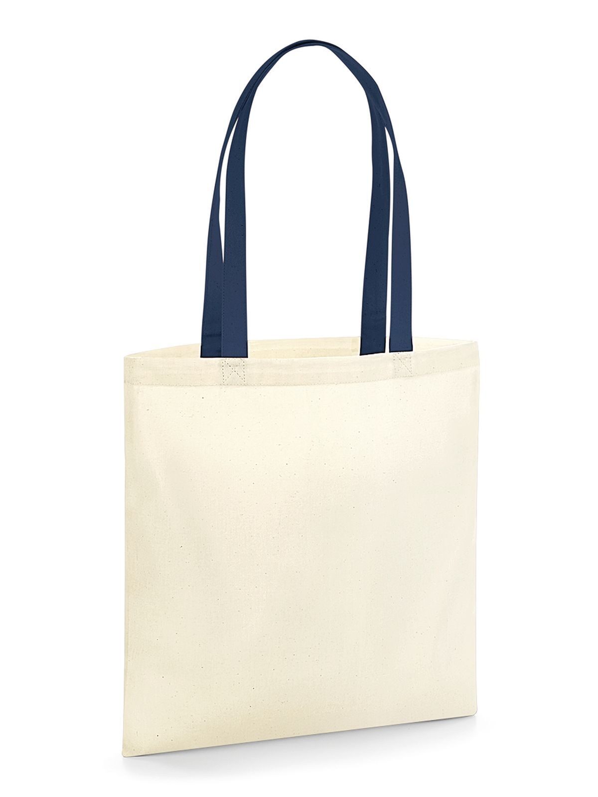 EarthAware™ Organic Bag for Life - Contrast Handles Herren Tasche / Rucksack – Westford Mill – Farbe natural/french navy – individuell veredelbar