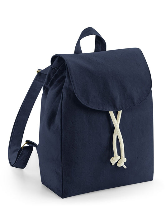 EarthAware® Organic Mini Rucksack Tasche / Rucksack – Westford Mill – Farbe french navy – individuell veredelbar
