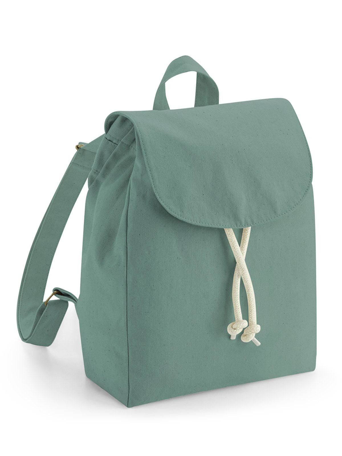 EarthAware® Organic Mini Rucksack Tasche / Rucksack – Westford Mill – Farbe sage green – individuell veredelbar